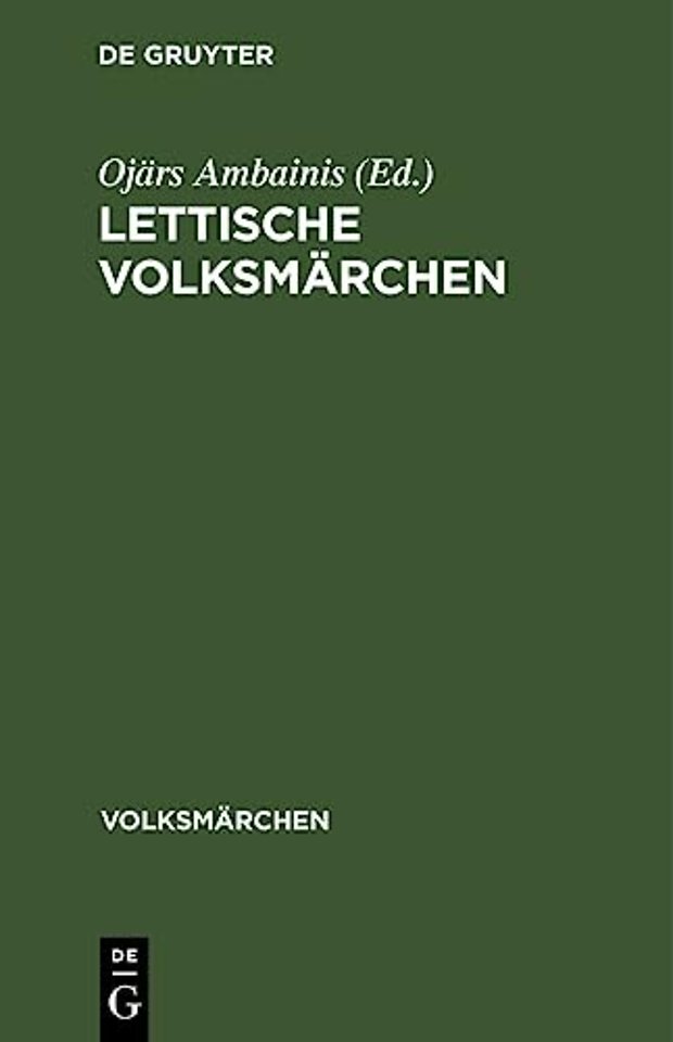 Lettische Volksmarchen