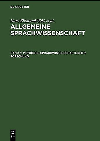 Methoden sprachwissenschaftlicher Forschung