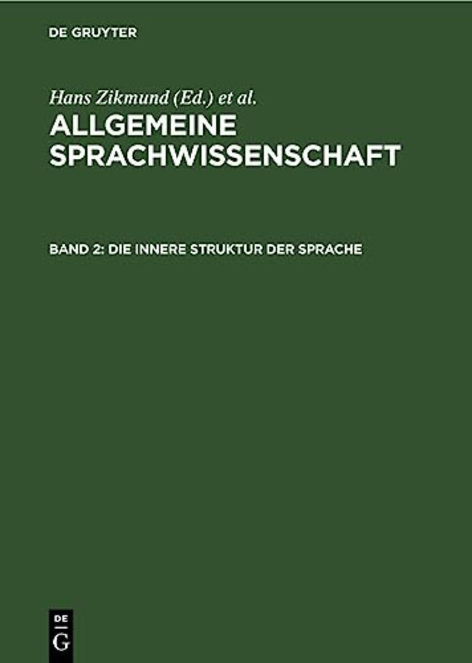 Die Innere Struktur Der Sprache