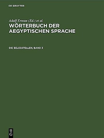 Die Belegstellen, Band 5