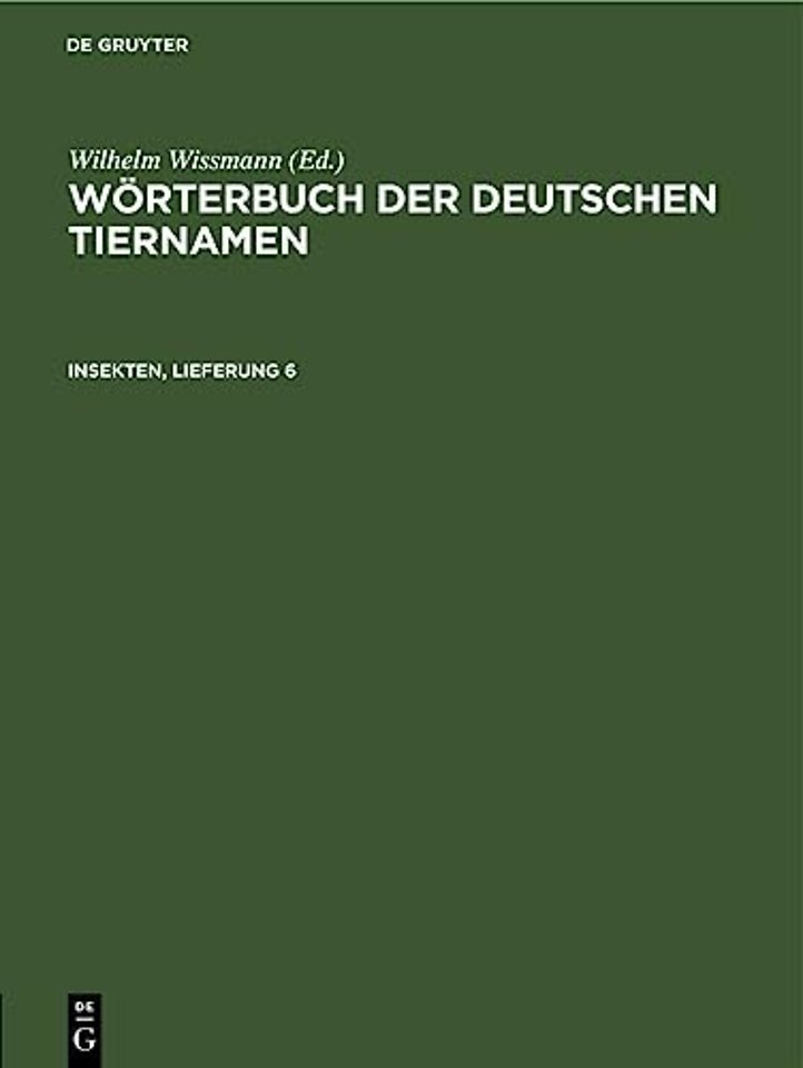 Insekten, Lieferung 6