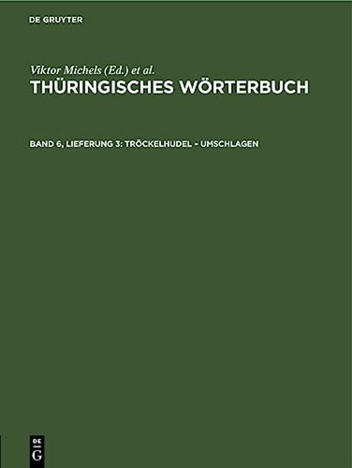 Trockelhudel - Umschlagen