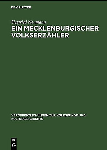 Ein Mecklenburgischer Volkserzahler