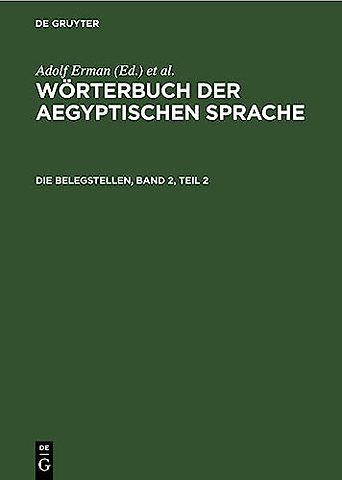 Die Belegstellen, Band 2, Teil 2