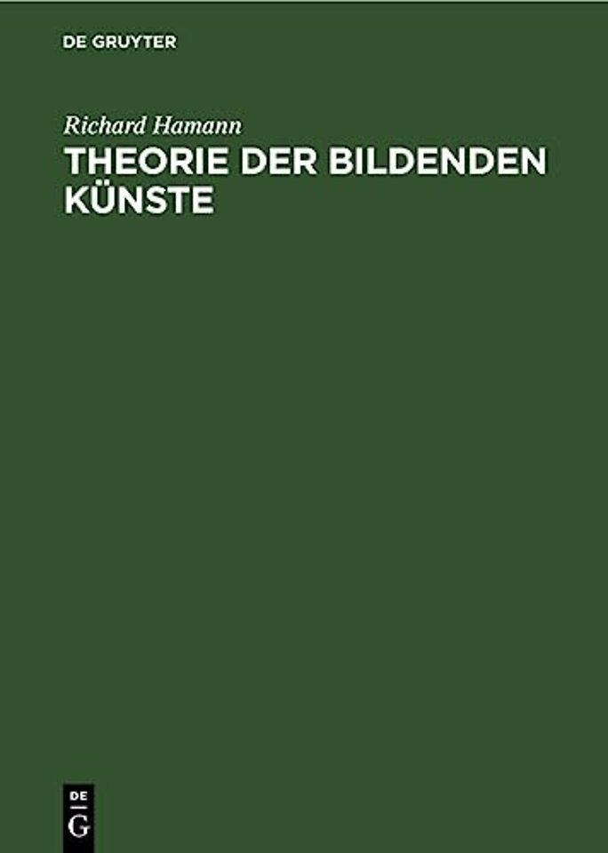 Theorie der bildenden Künste