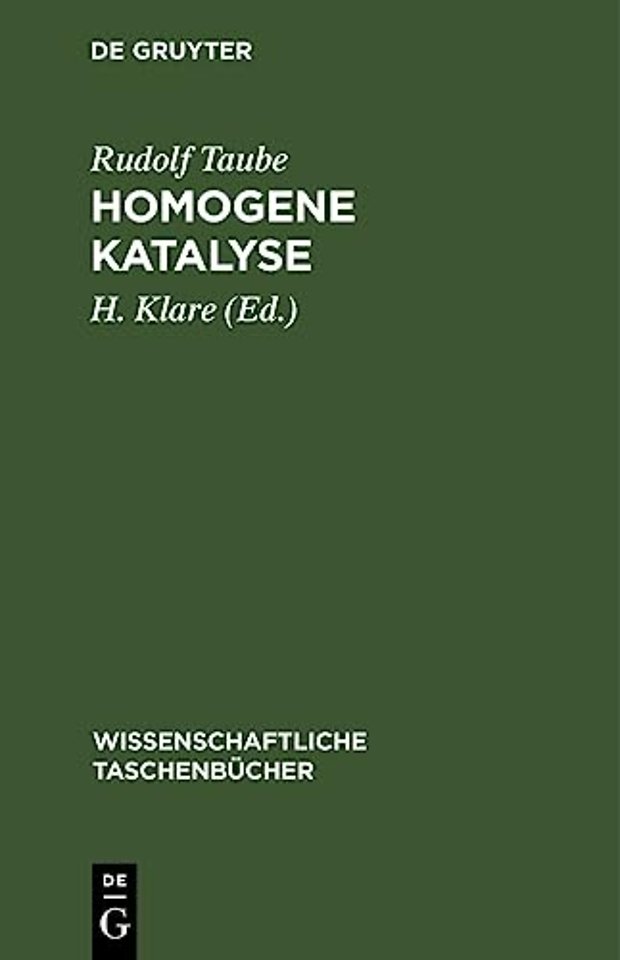 Homogene Katalyse