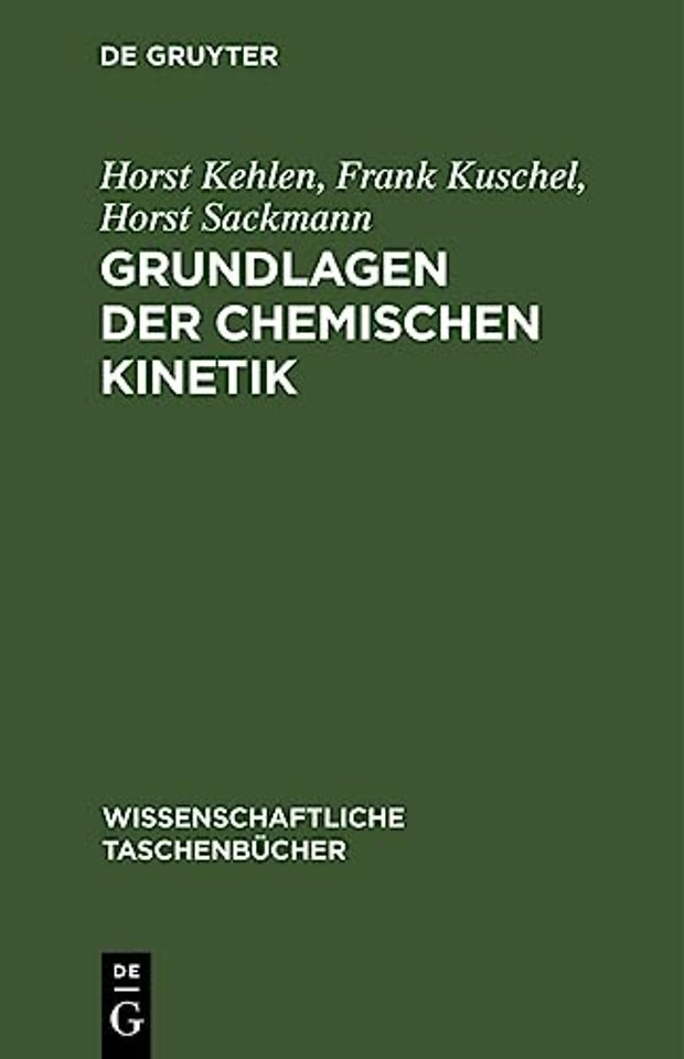 Grundlagen der chemischen Kinetik