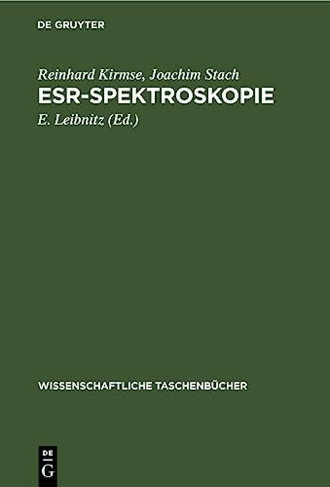 ESR–Spektroskopie – Anwendungen in der Chemie