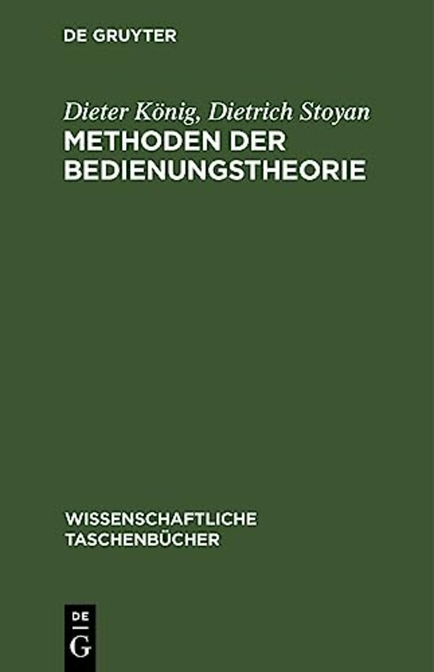 Methoden Der Bedienungstheorie