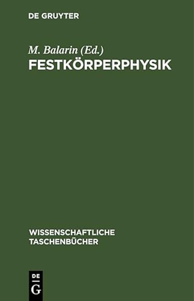 Festkorperphysik