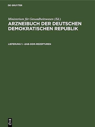 –2AB–DDR–Rezepturen