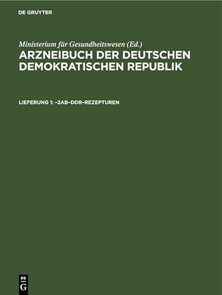 –2AB–DDR–Rezepturen