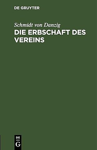 Die Erbschaft des Vereins – Rede über die Aufgabe der Handwerkervereine