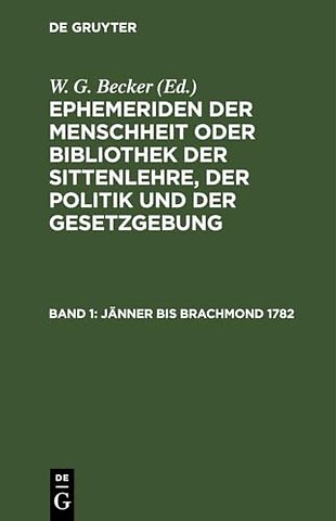 Jänner bis Brachmond 1782