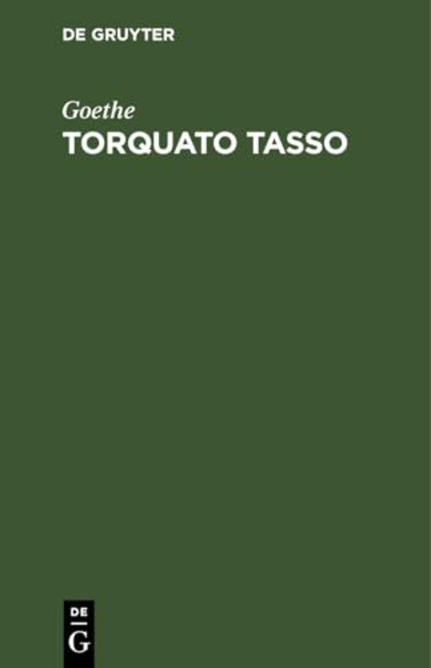 Torquato Tasso – Ein Schauspiel