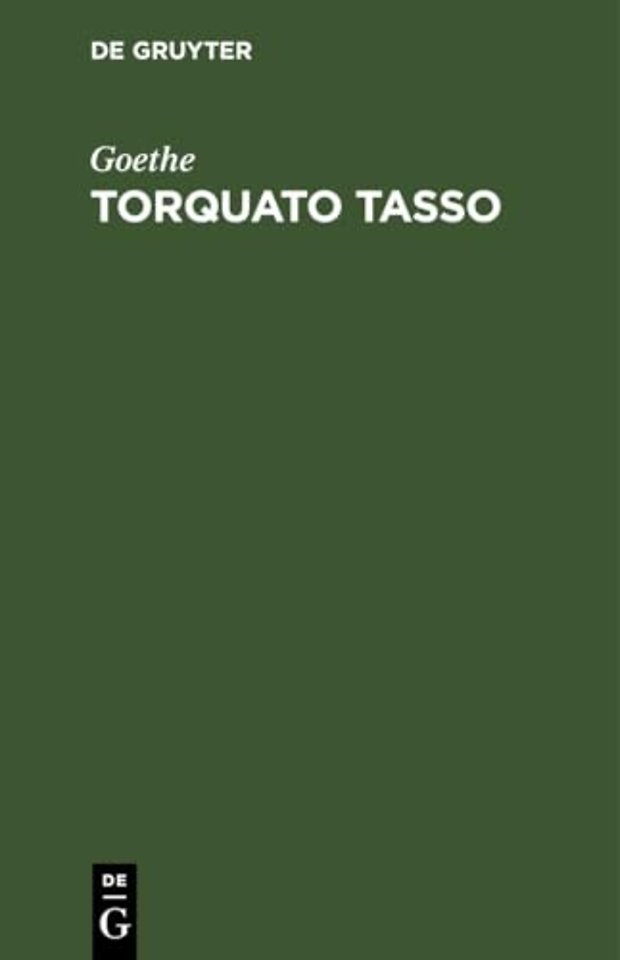 Torquato Tasso – Ein Schauspiel