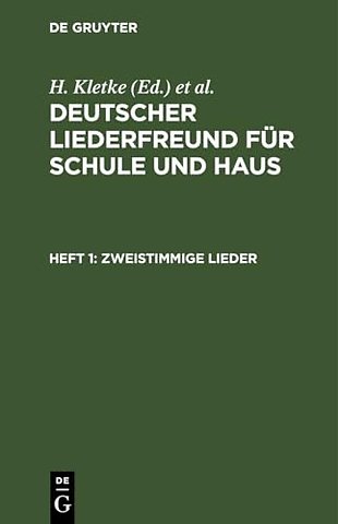 Zweistimmige Lieder