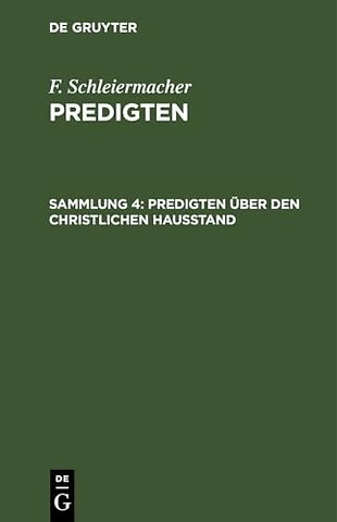 Predigten über den christlichen Hausstand