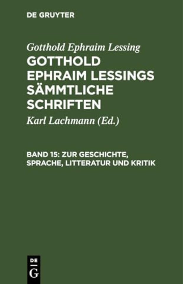 Zur Geschichte, Sprache, Litteratur und Kritik – (Fortsetzung.)