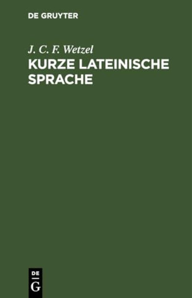 Kurze Lateinische Sprache