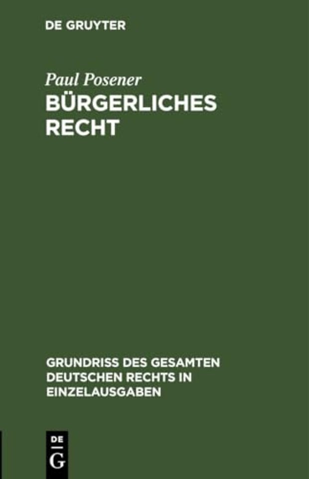 Burgerliches Recht