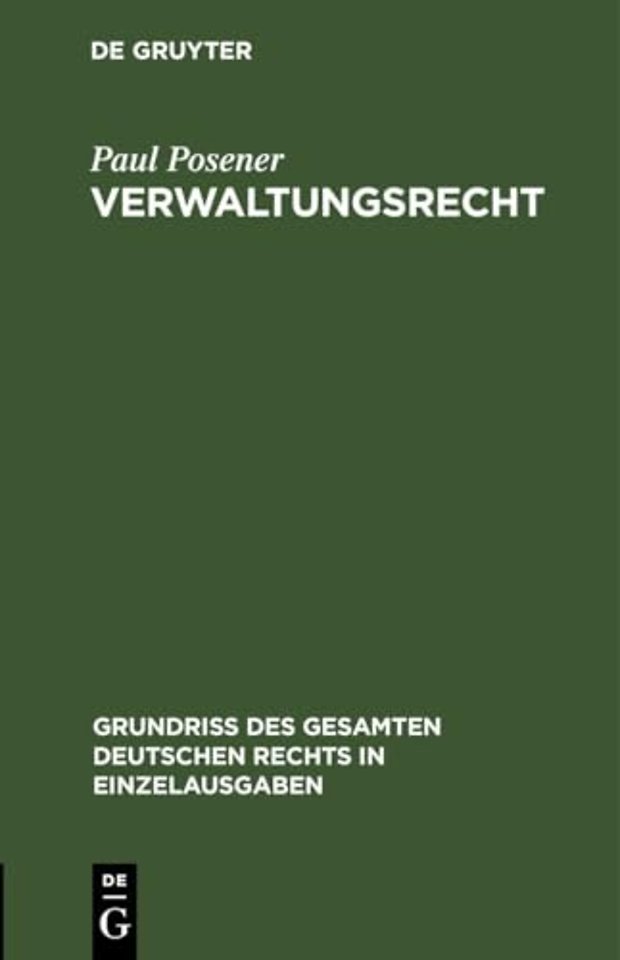 Verwaltungsrecht