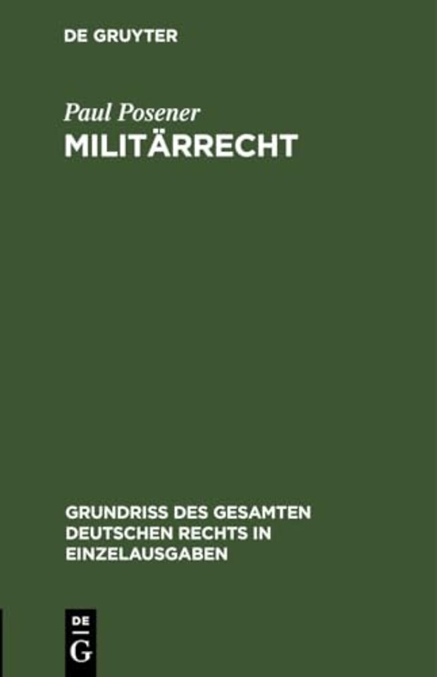 Militarrecht