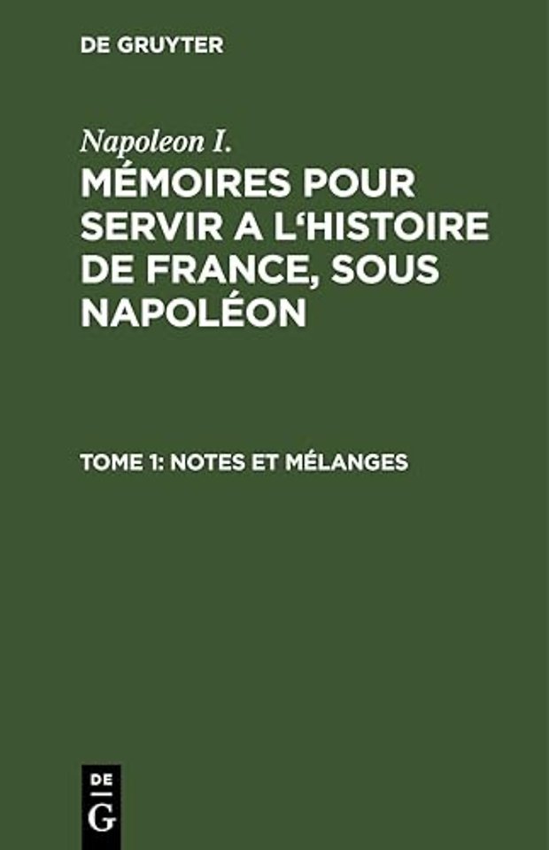 Notes Et Melanges