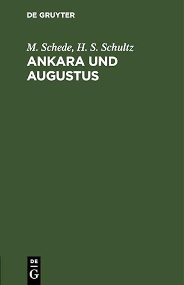 Ankara Und Augustus
