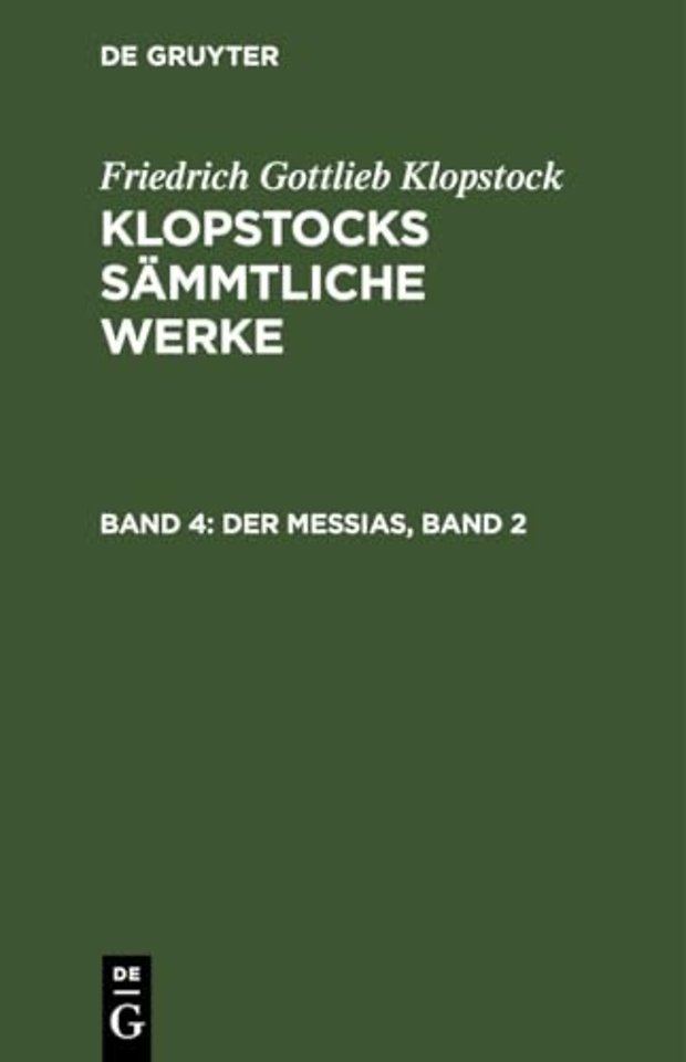 Der Messias, Band 2