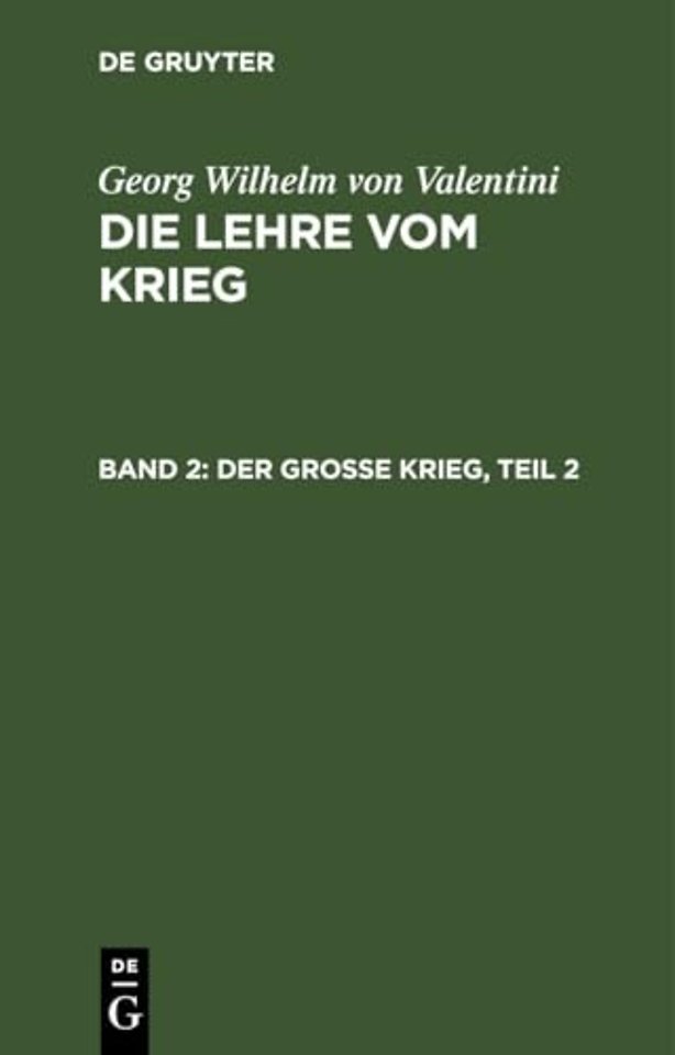Der groβe Krieg, Teil 2
