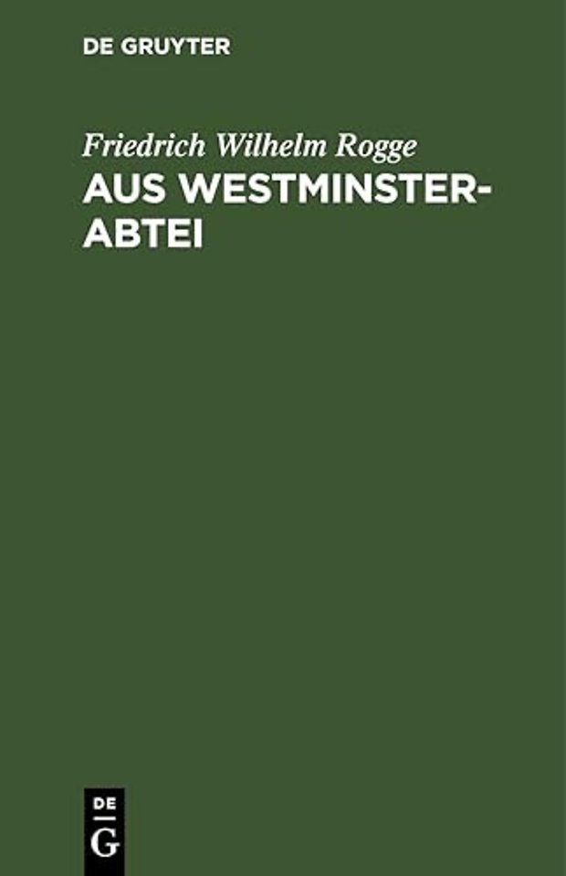 Aus Westminster–Abtei