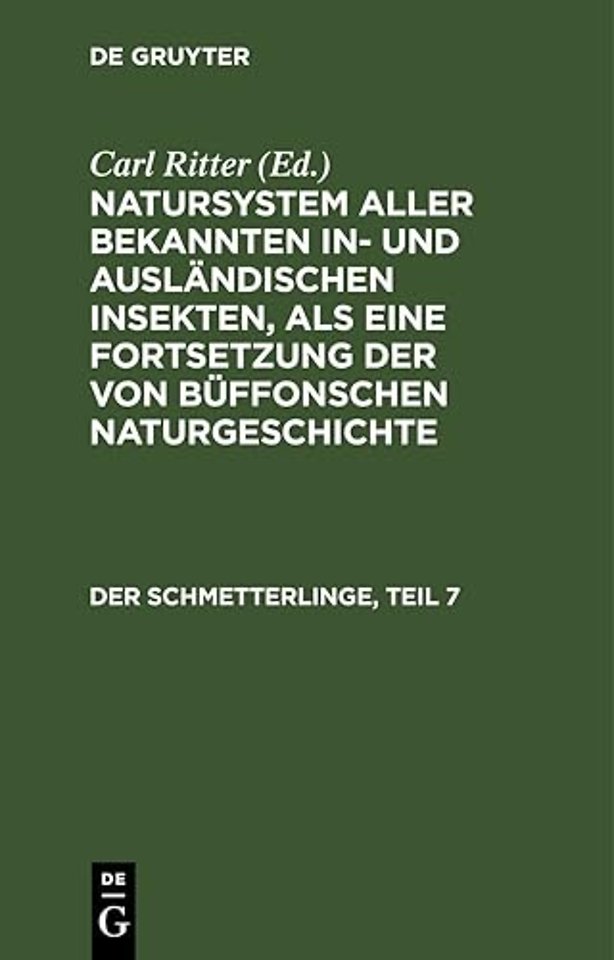 Der Schmetterlinge, Teil 7
