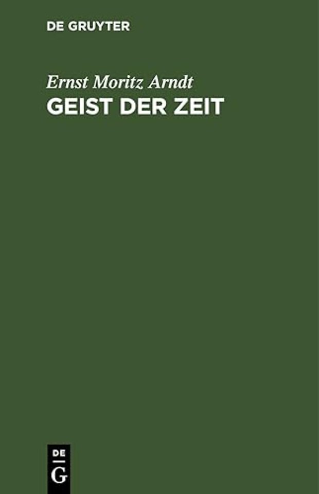 Geist der Zeit