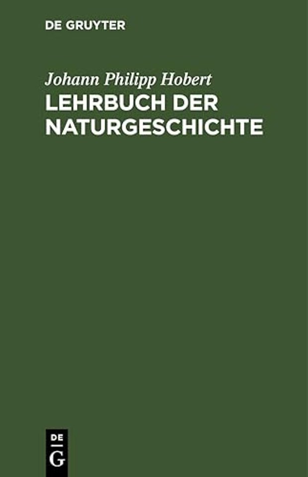Lehrbuch Der Naturgeschichte