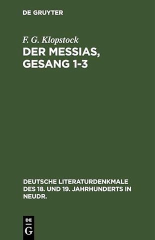 Der Messias, Gesang 1–3