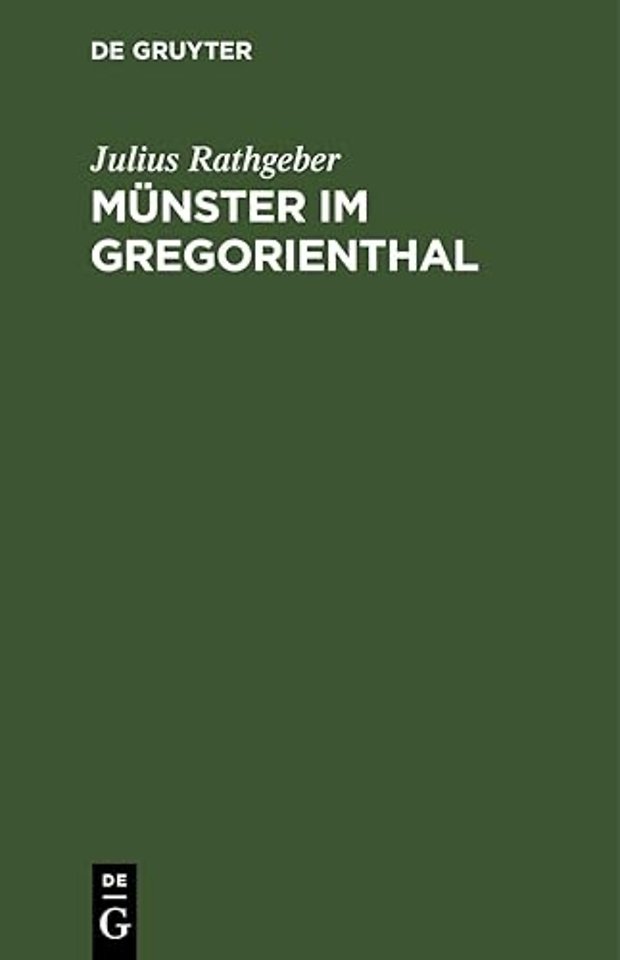 Munster Im Gregorienthal