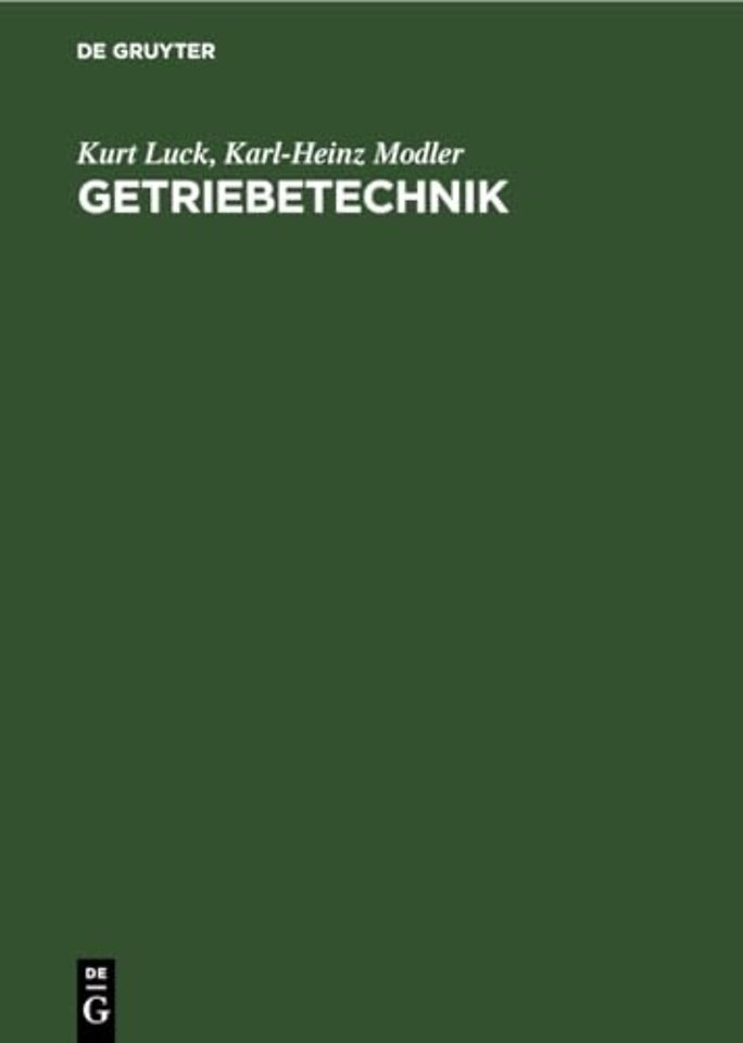 Getriebetechnik