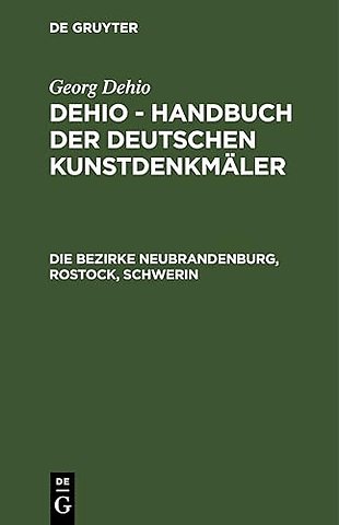 Die Bezirke Neubrandenburg, Rostock, Schwerin