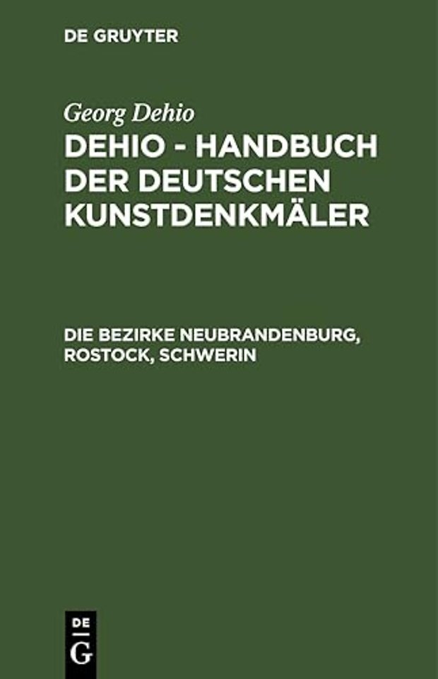 Die Bezirke Neubrandenburg, Rostock, Schwerin