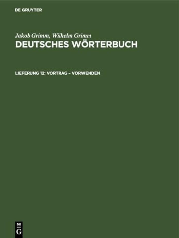 Vortrag – Vorwenden