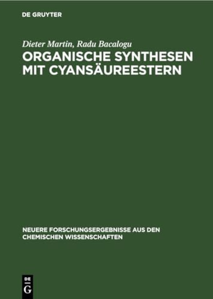 Organische Synthesen Mit Cyansaureestern