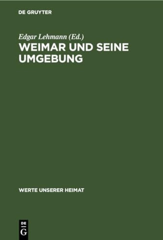 Weimar Und Seine Umgebung