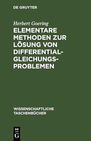 Elementare Methoden Zur Losung Von Differentialgleichungsproblemen