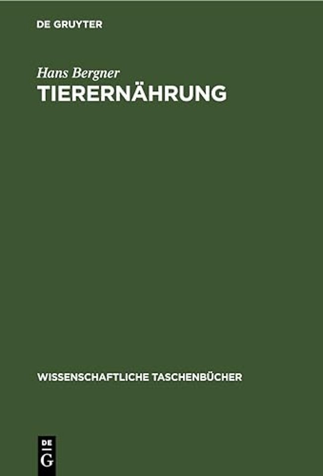 Tierernahrung