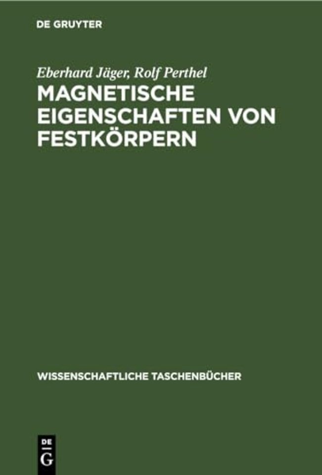 Magnetische Eigenschaften Von Festkorpern