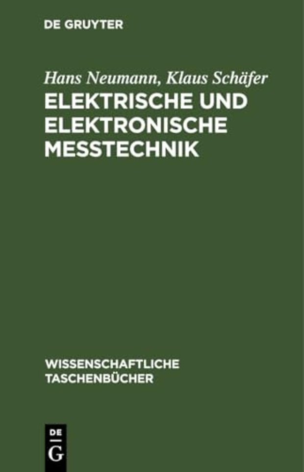 Elektrische Und Elektronische Meßtechnik