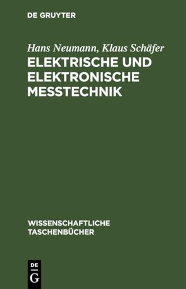 Elektrische Und Elektronische Meßtechnik