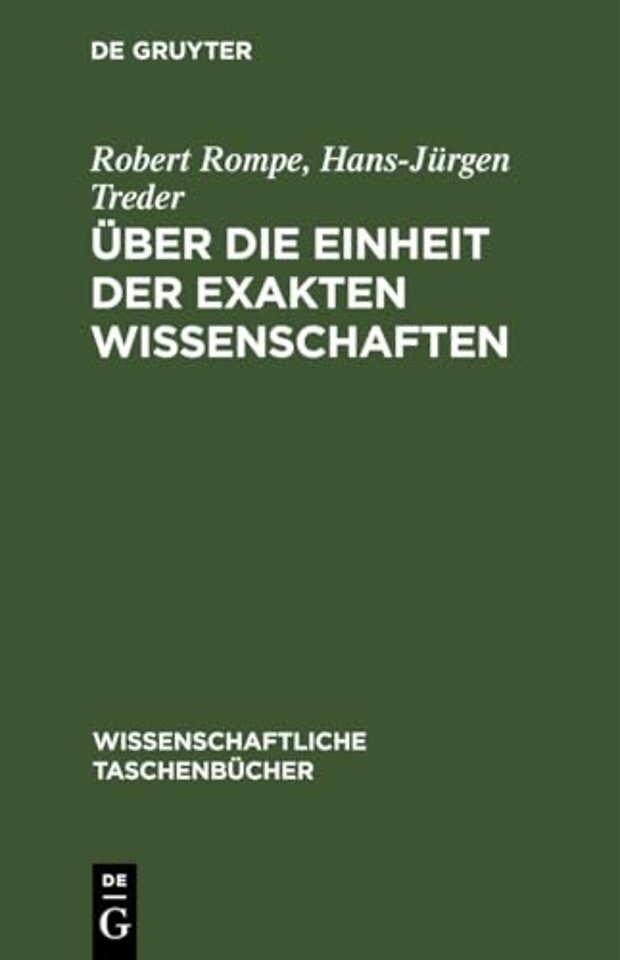 Uber Die Einheit Der Exakten Wissenschaften
