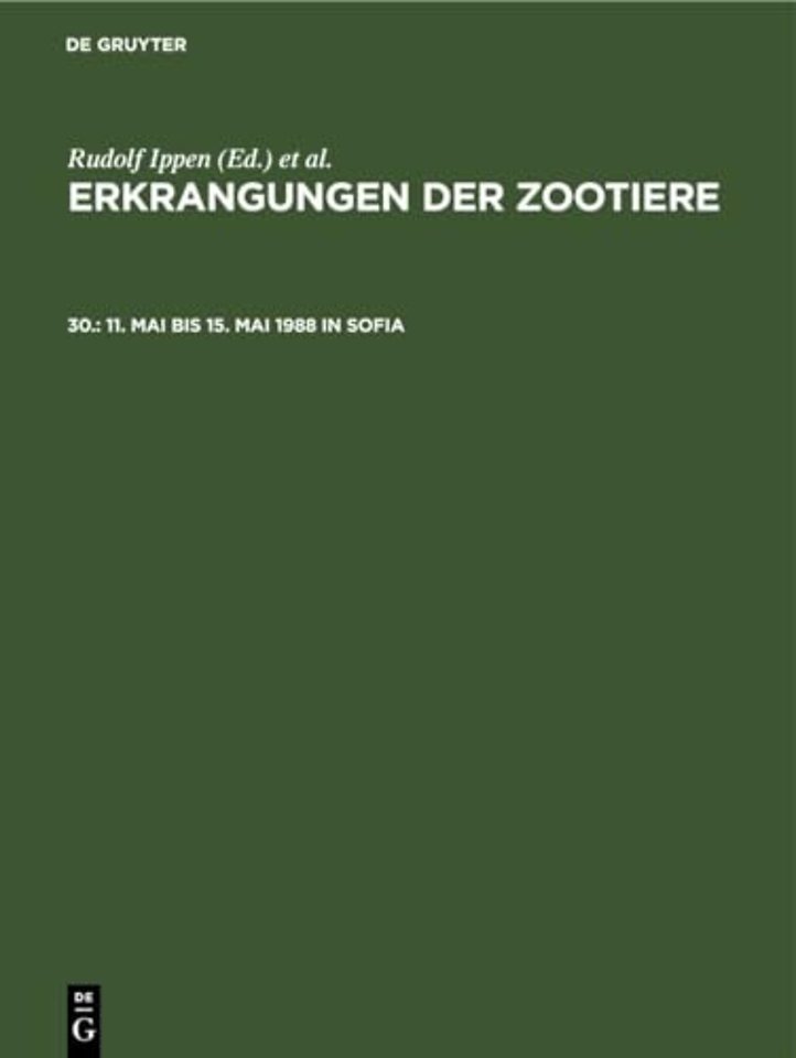 11. Mai bis 15. Mai 1988 in Sofia